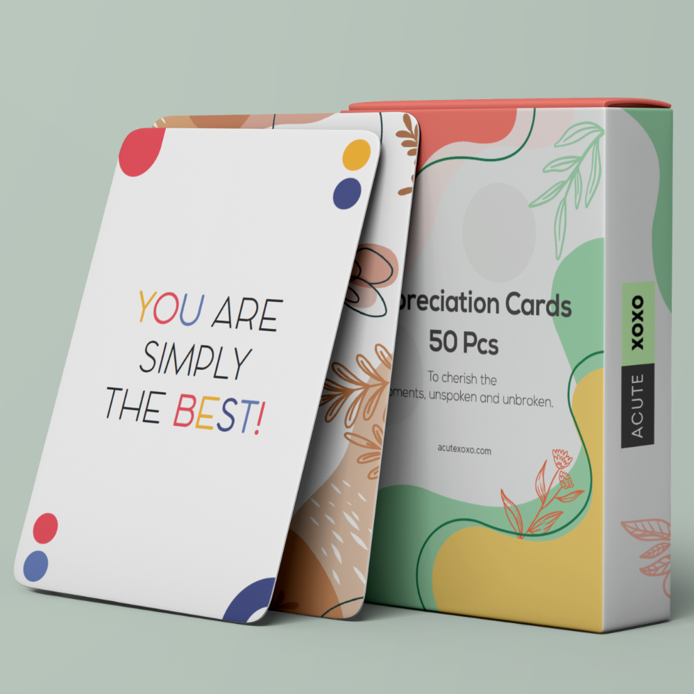 50 Appreciation & Thank You Cards | Show Heartfelt Gratitude | Care