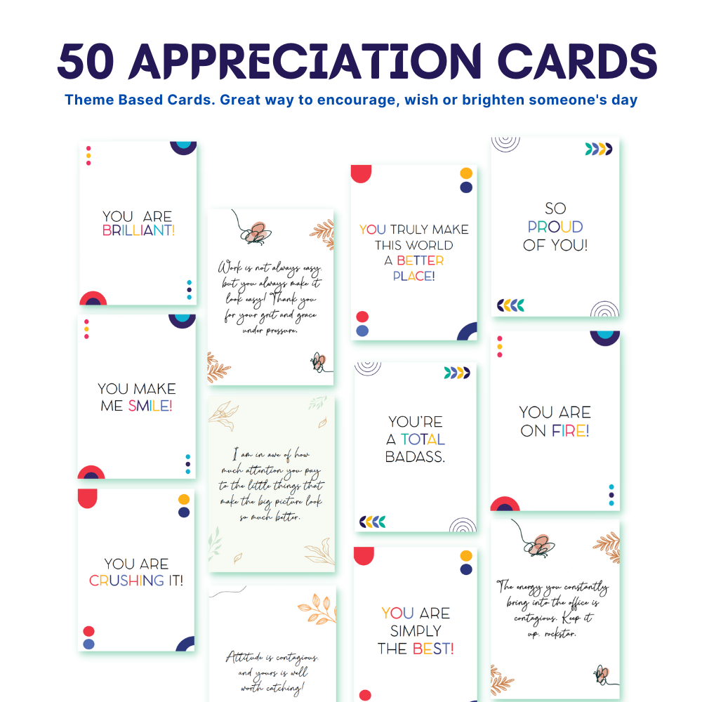 50 Appreciation & Thank You Cards | Show Heartfelt Gratitude