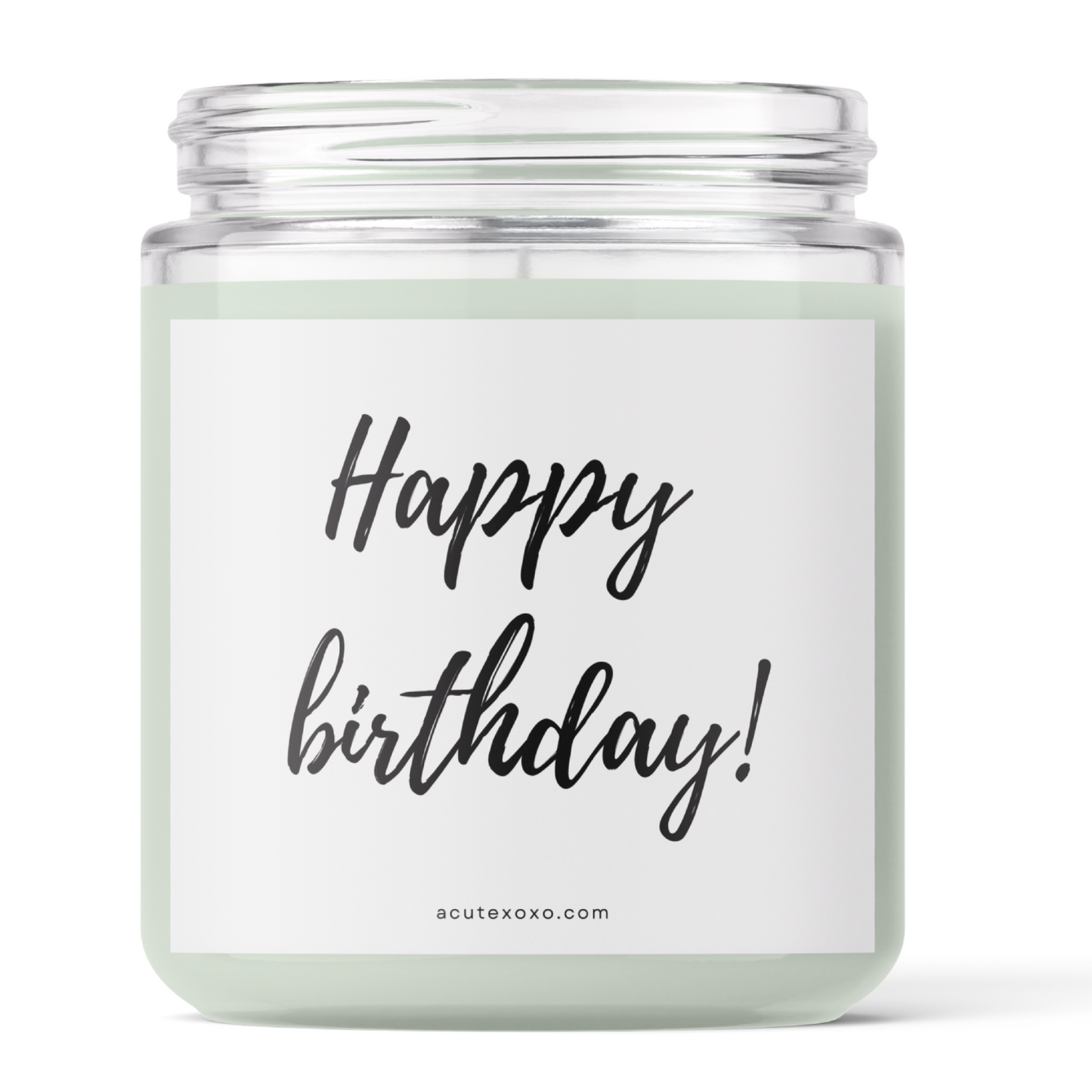 Happy Birthday Soy Wax Candle | Lavender Scented | 60 Hours Burn Time