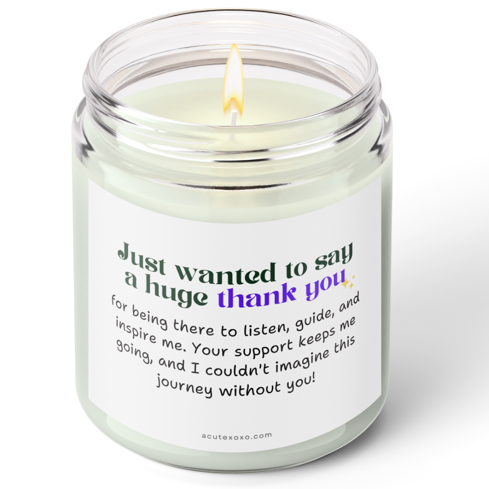 Thank You & Appreciation Soy Candle | Lavender Scented