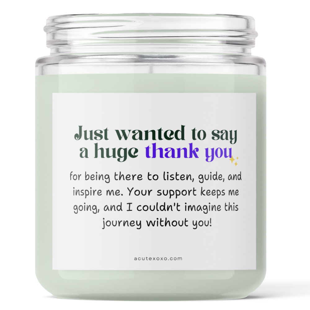 Thank You & Appreciation Soy Candle | Lavender Scented